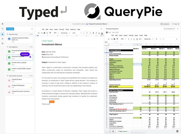 Data governance and security solutions provider "QueryPie" partners with collaborative documentation tool "Typed" to enhance productivity and streamline collaboration