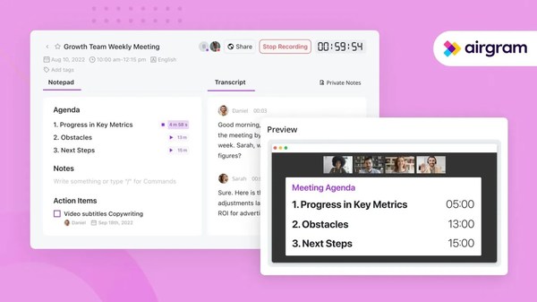Airgram Raises $10 Million for AI Meeting Assistant in 2022