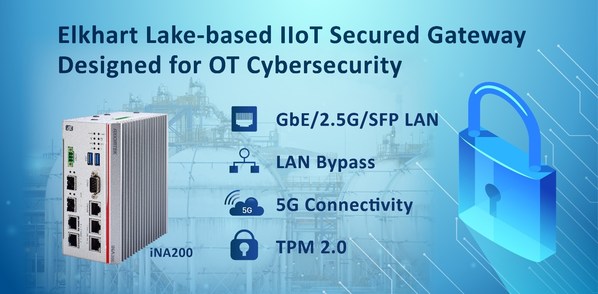 Axiomtek Launches New DIN-rail Cybersecurity Gateway for OT Cybersecurity and Secured Edge - iNA200