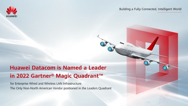 Huawei Datacom Named a Leader in the 2022 Gartner® Magic Quadrant™ for Enterprise Wired and Wireless LAN Infrastructure