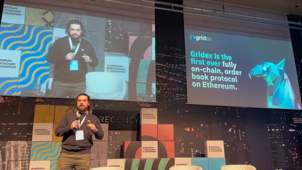 Gridex Protocol, the First Ever Fully On-Chain Order Book on Ethereum, Sponsors Europe's Premier Blockchain Event