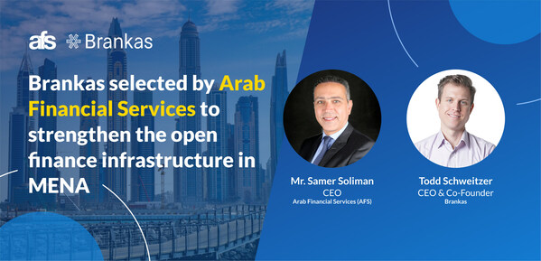 Brankas selected by Arab Financial Services to strengthen the open finance infrastructure in MENA