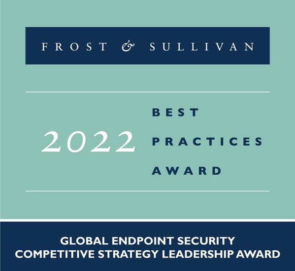 Frost & Sullivan Recognizes Xcitium with the 2022 Global Competitive Strategy Leadership Award in the Endpoint Security Industry