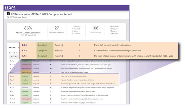 LDRA Makes MISRA C:2023 Compliance Accessible to Every Safety - and Security - Critical Development Team