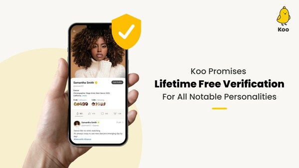 Koo Promises Lifetime Free Verification for all Notable Personalities