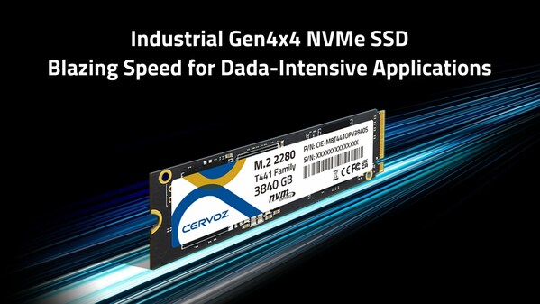 Introducing Cervoz's High Performance, Industrial-Grade NVMe PCIe Gen4x4 SSDs