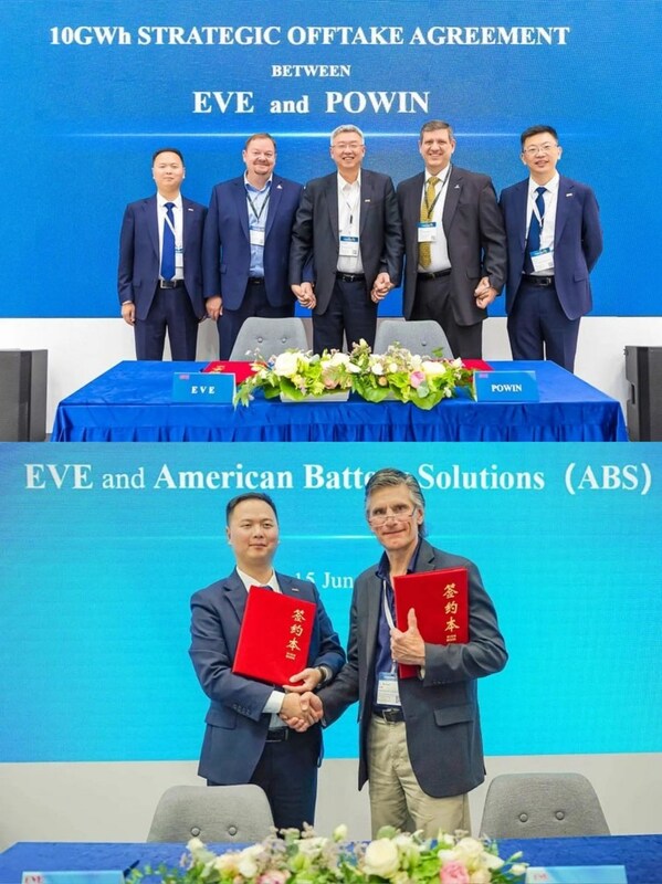 EVE appeared in THE SMARTER E EUROPE 2023 and continued to increase its overseas market - Signed 23GWh Agreement