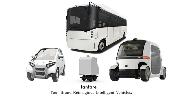 TIER IV unveils "fanfare": A white-label EV solution ready for driverless autonomous driving