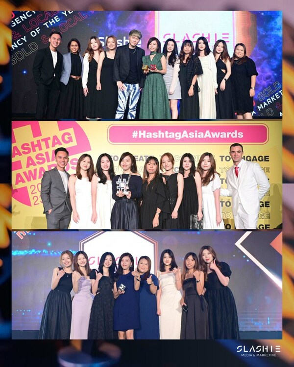 China Social Media Marketing Expert: Slashie Media & Marketing Recognized with 12 Trophies at Asia Marketing Interactive Awards 2023