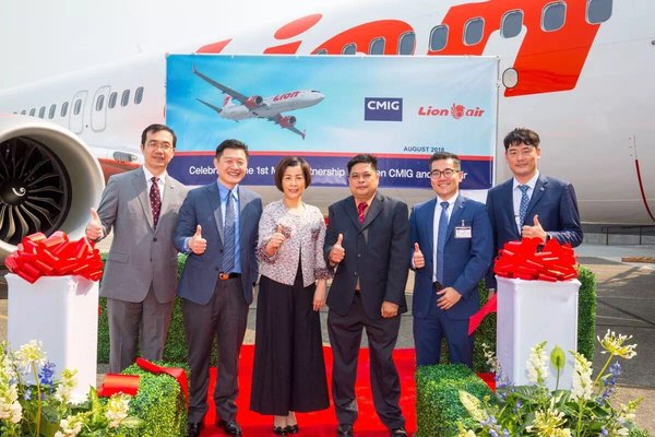 CMIG Aviation Capital delivers the first 737 MAX 8 to Lion Air