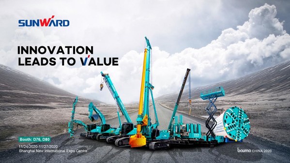 Sunward to Showcase 38 Equipment at bauma CHINA 2020