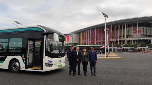 Sunwin Bus Deploys Around-the-Clock Smart IoT Transportation Service to Welcome Guests to CIIE 2019