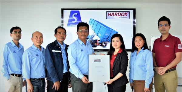 First Thai Truck Manufacturer Steelmer Qualifies for SSAB's Hardox(R) In My Body Program