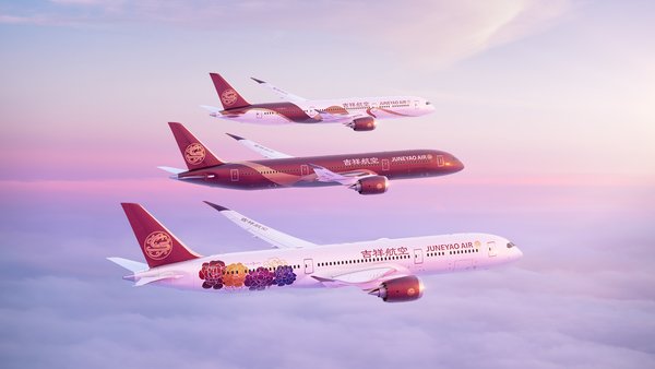 Juneyao Airlines announces theme for branding of its Boeing 787 Dreamliner fleet