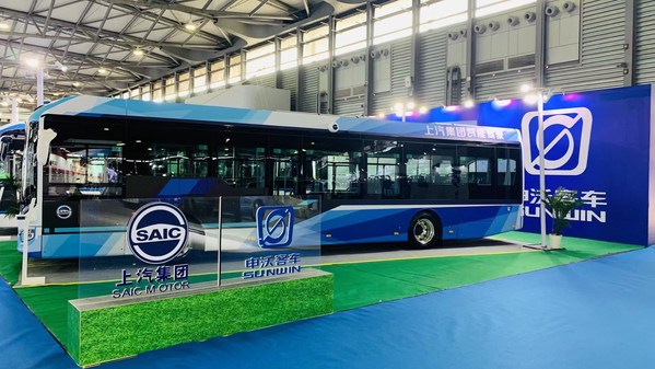 SUNWIN Smart City Trolleybus Showcases Fresh Innovation at the 2020 China International Bus Expo in Shanghai