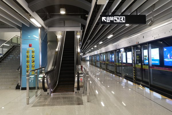 Guangzhou Metro Line 21 goes into full operation, served by 273 escalators and elevators from Hitachi Elevator