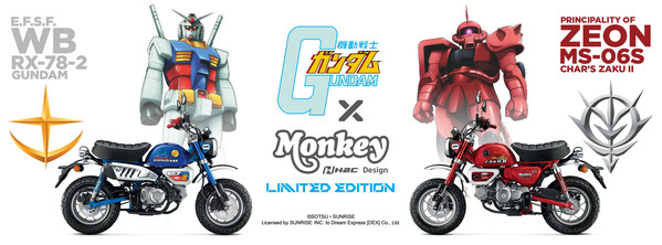 Here's the new GUNDAM -- A.P. Honda invaded Thailand Motor Expo 2020 With the new model "Monkey Gundam Limited Edition"