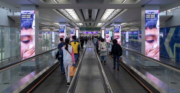 JCDecaux Transport Launches the New Arrival Digital Impact Zone at Hong Kong International Airport