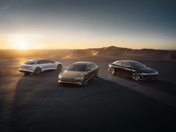 Lucid Motors Unveils Lucid Air, the World's Most Powerful and Efficient Luxury Electric Sedan