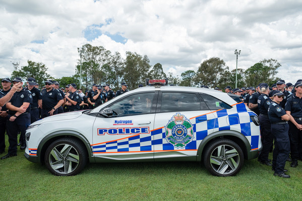 Hydrogen-powered NEXO joins Queensland Police