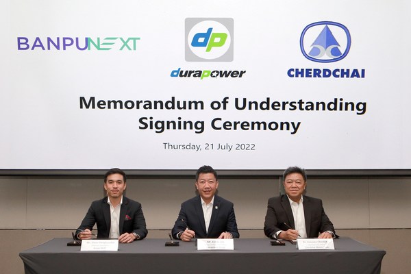 Singapore's Durapower partners Banpu NEXT and Cherdchai Motors Sales Company to capture EV market share in the Asia Pacific