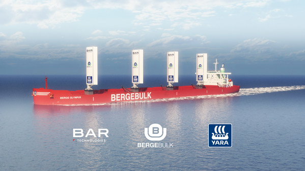 Berge Bulk vessel to sail with WindWings in 2023