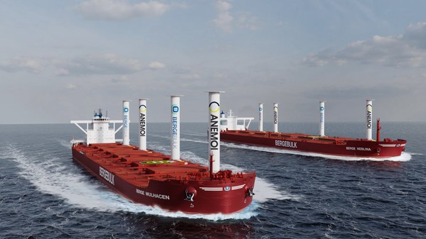 Berge Bulk vessels to receive Anemoi Rotor Sails in its move towards a zero-emission fleet