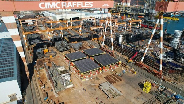 CIMC RAFFLES delivers China's first semi-submersible offshore solar power platform