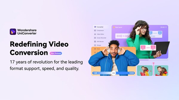 Wondershare UniConverter V15 Revolutionizes Video Conversion Industry with 17 Years of Expertise