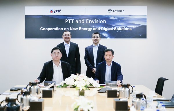 Envision and Thai Energy Giant PTT Sign MOU to Collaborate on New Energy and Digital Transformation