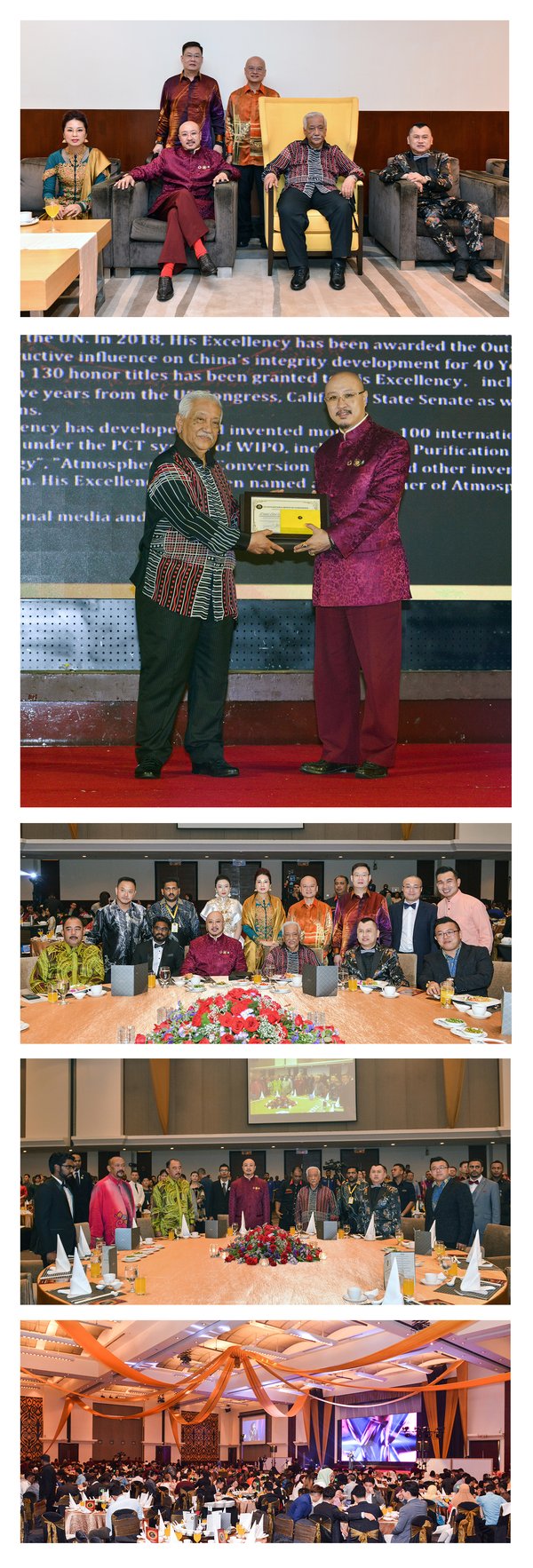 Father of Atmospheric Water Generation Dato' Sri Ng Tat-Yung attended Royal Charity Dinner in Malaysia, Received Highest Honorary Commendation