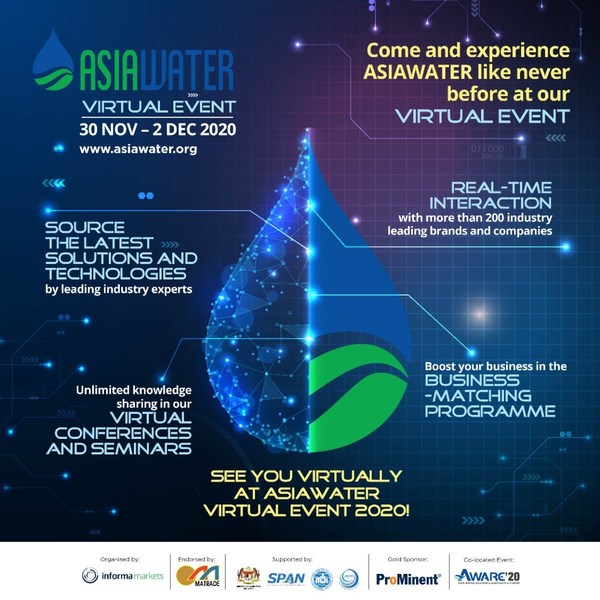 ASIAWATER Virtual Event Opens to Welcome Water Professionals