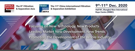 The 8th Filtration & Separation Asia (FSA2020) will be held in December and is more than 80% booked