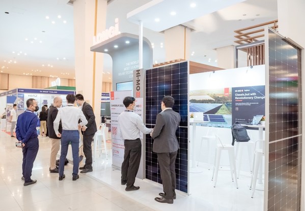 LONGi showcases Hi-MO 6 module at Cambodian exhibition