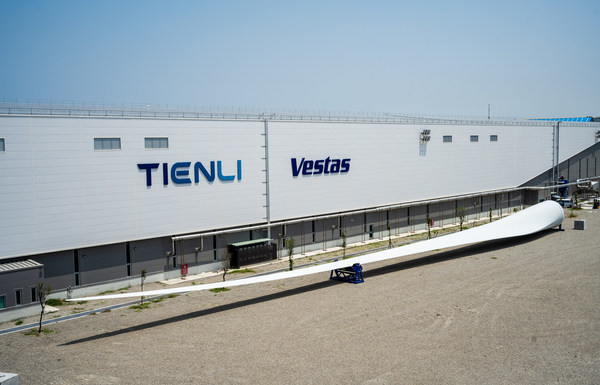 Vestas completes its first locally produced V174-9.5 MW(TM) blade in Taiwan