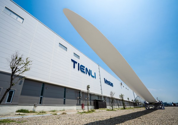 Vestas completes its first locally produced V174-9.5 MW(TM) blade in Taiwan