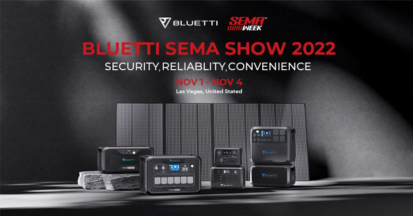 BLUETTI to Attend SEMA Show With Multiple Solar Innovations