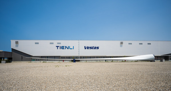 Vestas completes its first locally produced V174-9.5 MW(TM) blade in Taiwan