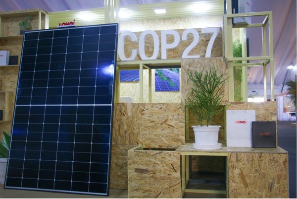 LONGi displays latest Hi-MO 6 series modules at COP27, releases 2nd White Paper on Climate Action