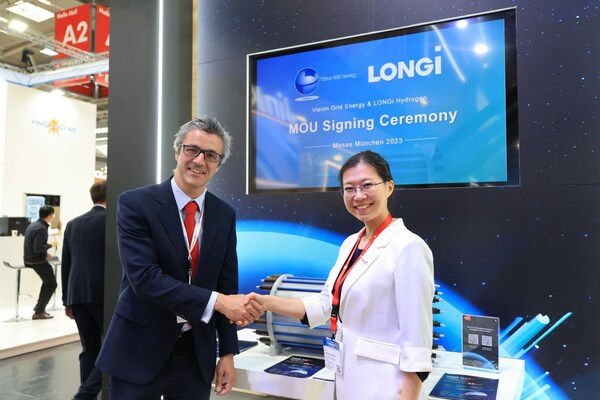 LONGI HYDROGEN AND VISION GRID ENERGY JOIN HANDS IN LANDMARK AGREEMENT