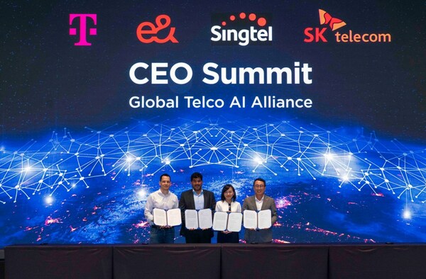 SK Telecom, Deutsche Telekom, e&, and Singtel Form Global Telco AI Alliance for Collaboration and Innovation in AI