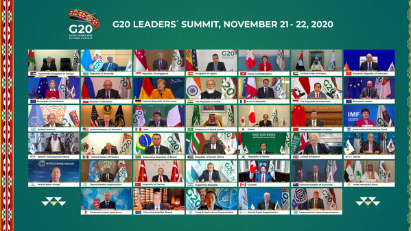 Family Photo from Today's Opening Session of the G20 Riyadh Summit