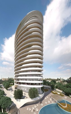 Sixty6 Tower by Pininfarina: A New Residential Skyscraper Inspired by Cyprus Sandstone Cliffs