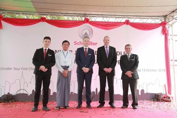 Jardine Schindler launched its sixth training centre in Yangon, Myanmar