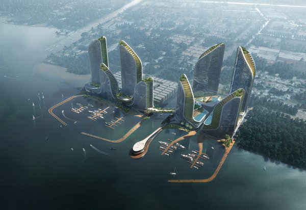 Crown Group Plans Vertical Waterfront City for Jakarta