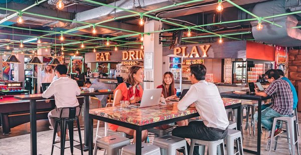 The Carrot Patch transforms hotel and arcade bars into coworking spaces.