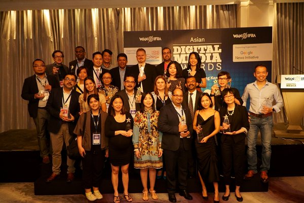 Asian Publishers recognised for their outstanding work in adopting digital and mobile strategies at WAN-IFRA's 9th Digital Media Awards