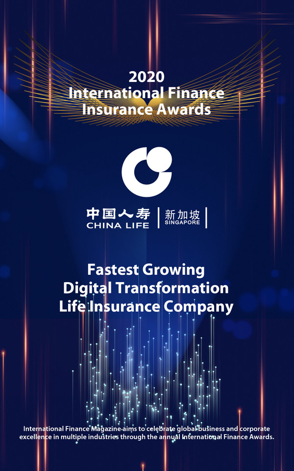 China Life Singapore Wins 2020 International Finance Insurance Awards