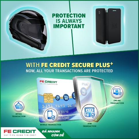 FE Credit Launches SECURE PLUS+, a fraud protection feature, specially designed for first time credit card users