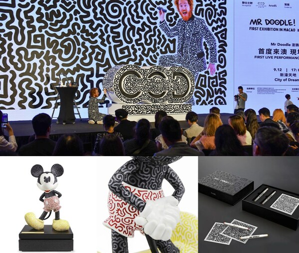 Artelli invites Mr Doodle for his first visit to Macao, strengthening the position of art as a visible trend